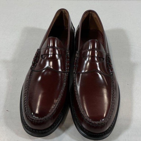 NEW!! Men’s Johnston & Men’s Classic Burgundy Leather Penny Loafers Size 11.5B